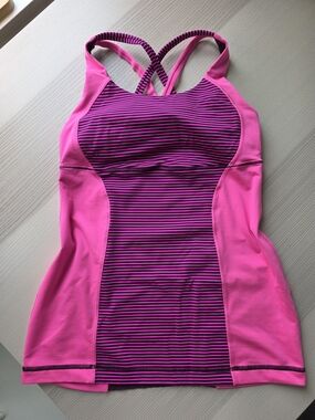 Lululemon Energy Tank in Raspberry Glo & Plum